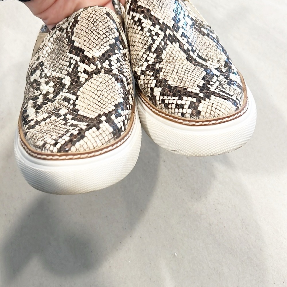 Steve Madden Women's Jalia Reptile Snakeprint Sip On Sneakers Loafers Size 6 - Picture 3 of 10